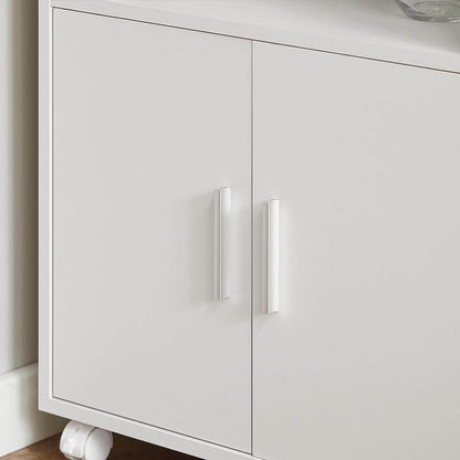 Getränkewagen | Küchenschrank | Mikrowellenschrank Weiss - Palo24