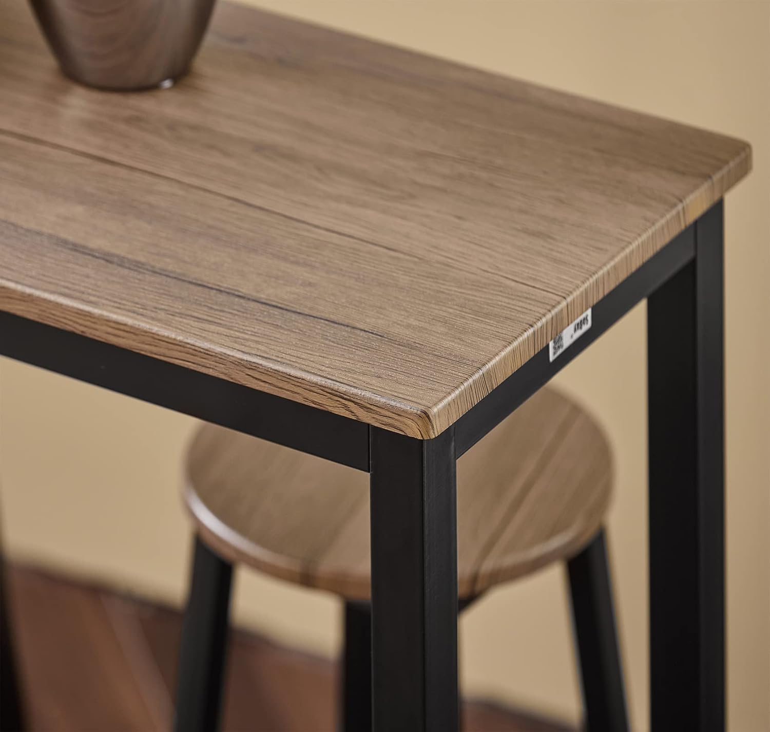 Bartisch mit 4 Stühlen | Bartisch set | Stehtisch | 5-teilig | OGT22-SCH - Palo24