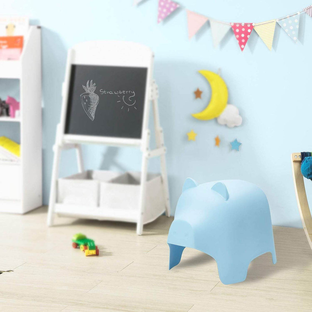 Kindehocker | Tierhocker | Schweindesign | Blau | KMB14-B - Palo24