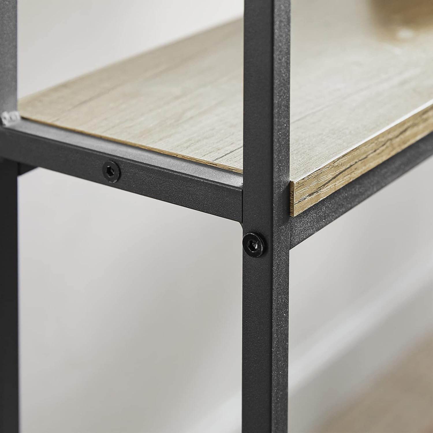 Konsolentisch mit 3 Ablagen | Flurtisch | Beistelltisch Metall | FSB49-PZ - Palo24