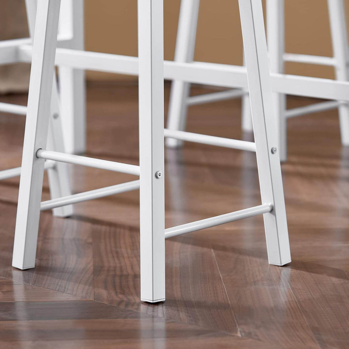 5-teilig Bartisch mit 4 Stühlen | Esstisch set | Stehtisch | Sitzgruppe | Weiss-Natur | OGT22-WN - Palo24