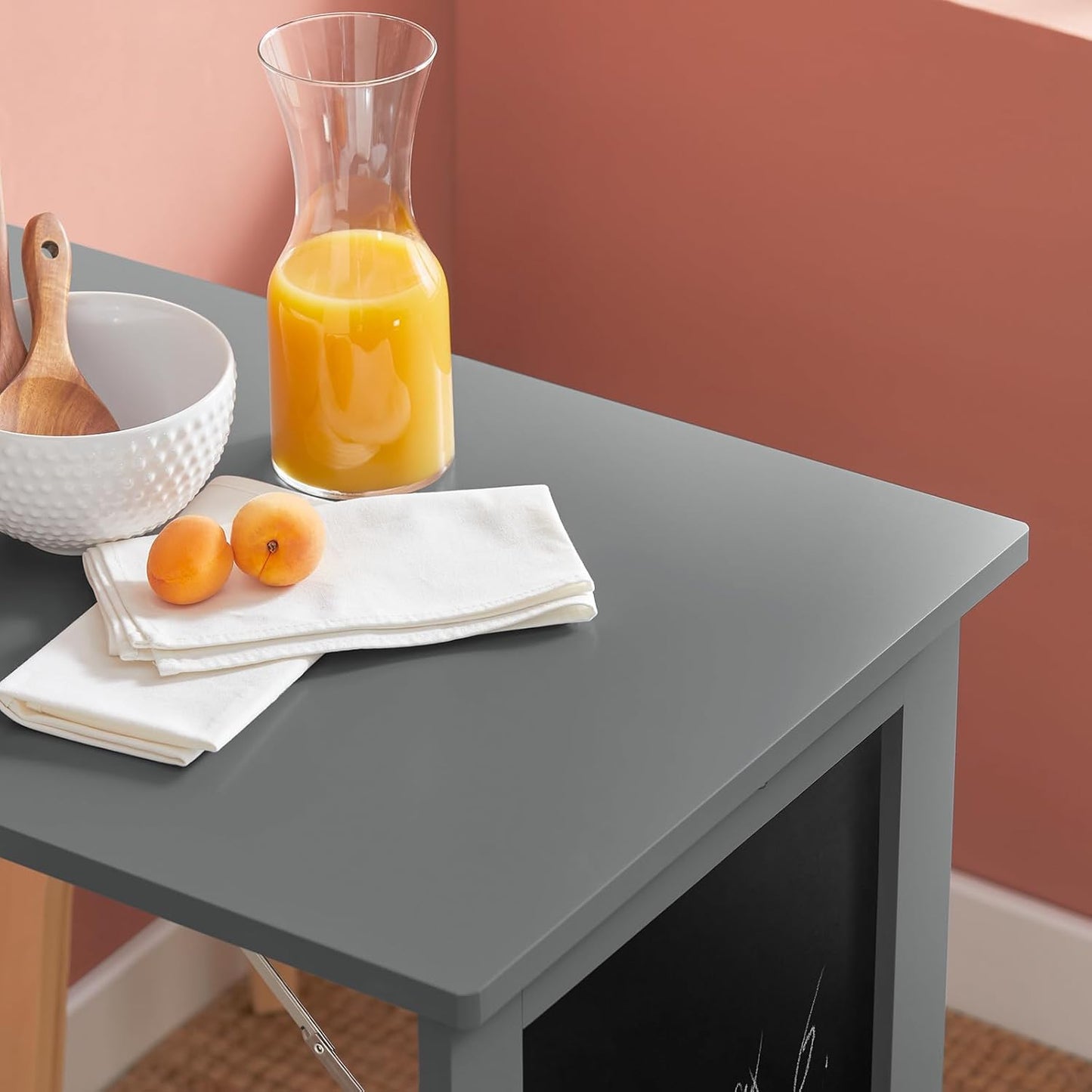 Wandtisch mit Tafel | Klapptisch | Esstisch | Memoboard | Hellgrau | FWT20-HG - Palo24