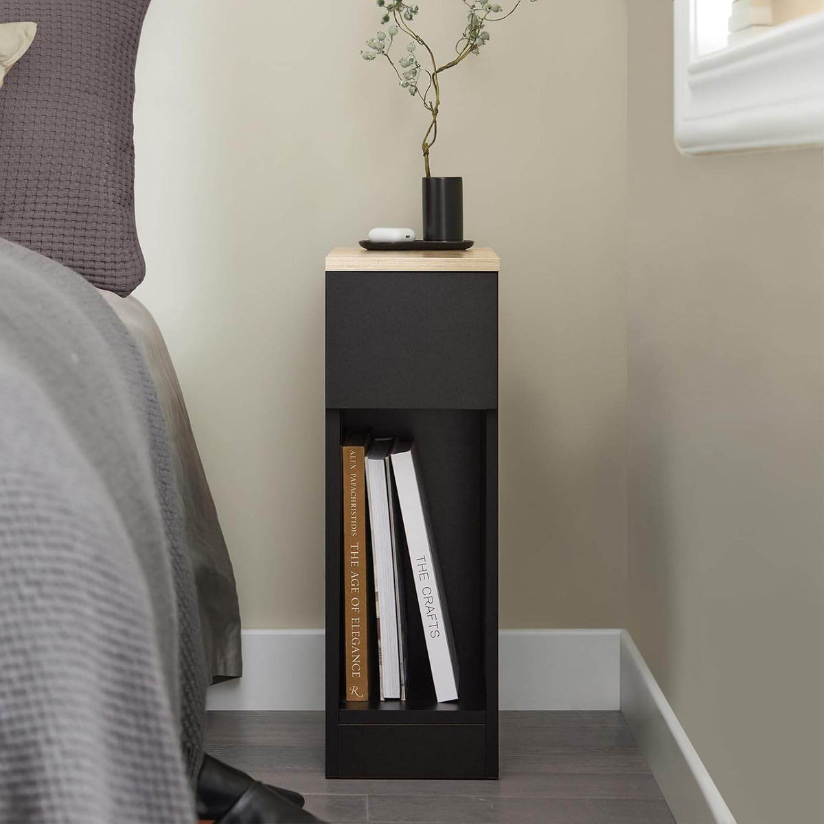 Nachttisch mit Schublade | Couchtisch | Sofatisch | Beistelltisch | FBT111-SCH - Palo24