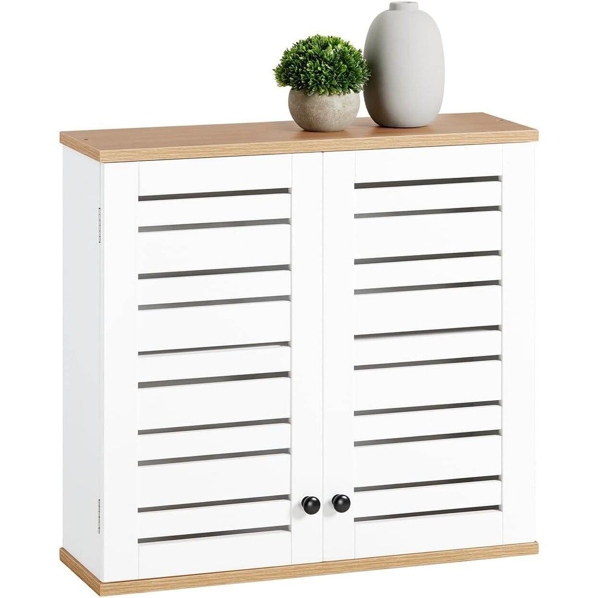 Wandschrank Bad | Hängeschrank | Badschrank Weiss BZR42-W - Palo24