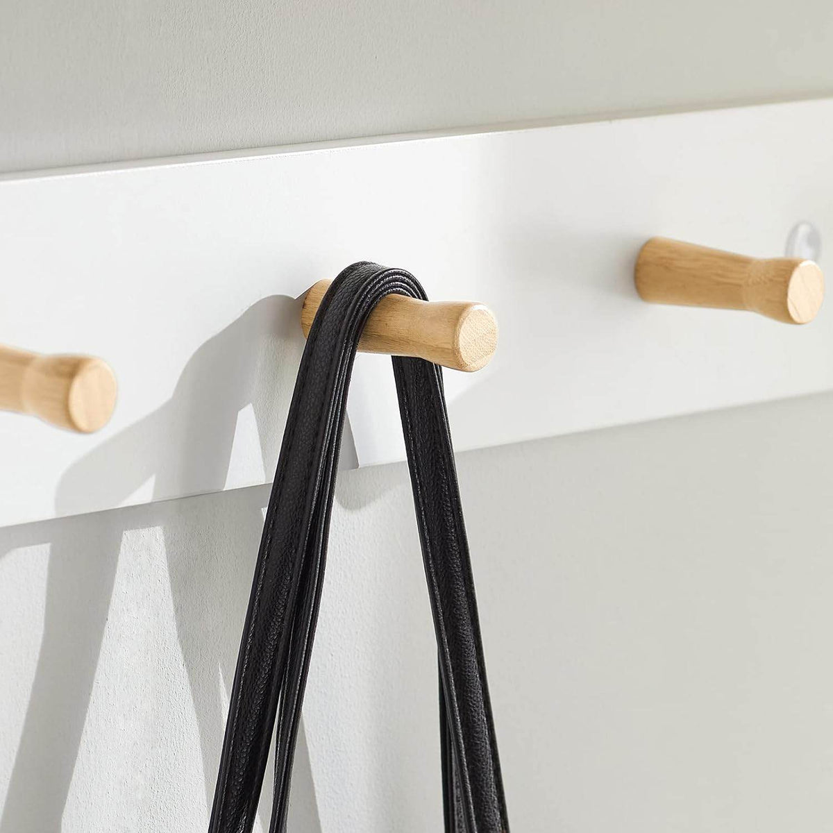2-teilige Wandgarderobe | Hängeregal | Flurgarderobe Weiss FHK21-WN - Palo24