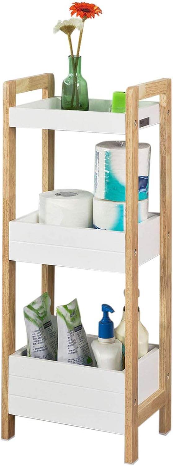 Badregal | kleines Regal | Aufbewahrungsregal Weiss FRG226-WN - Palo24