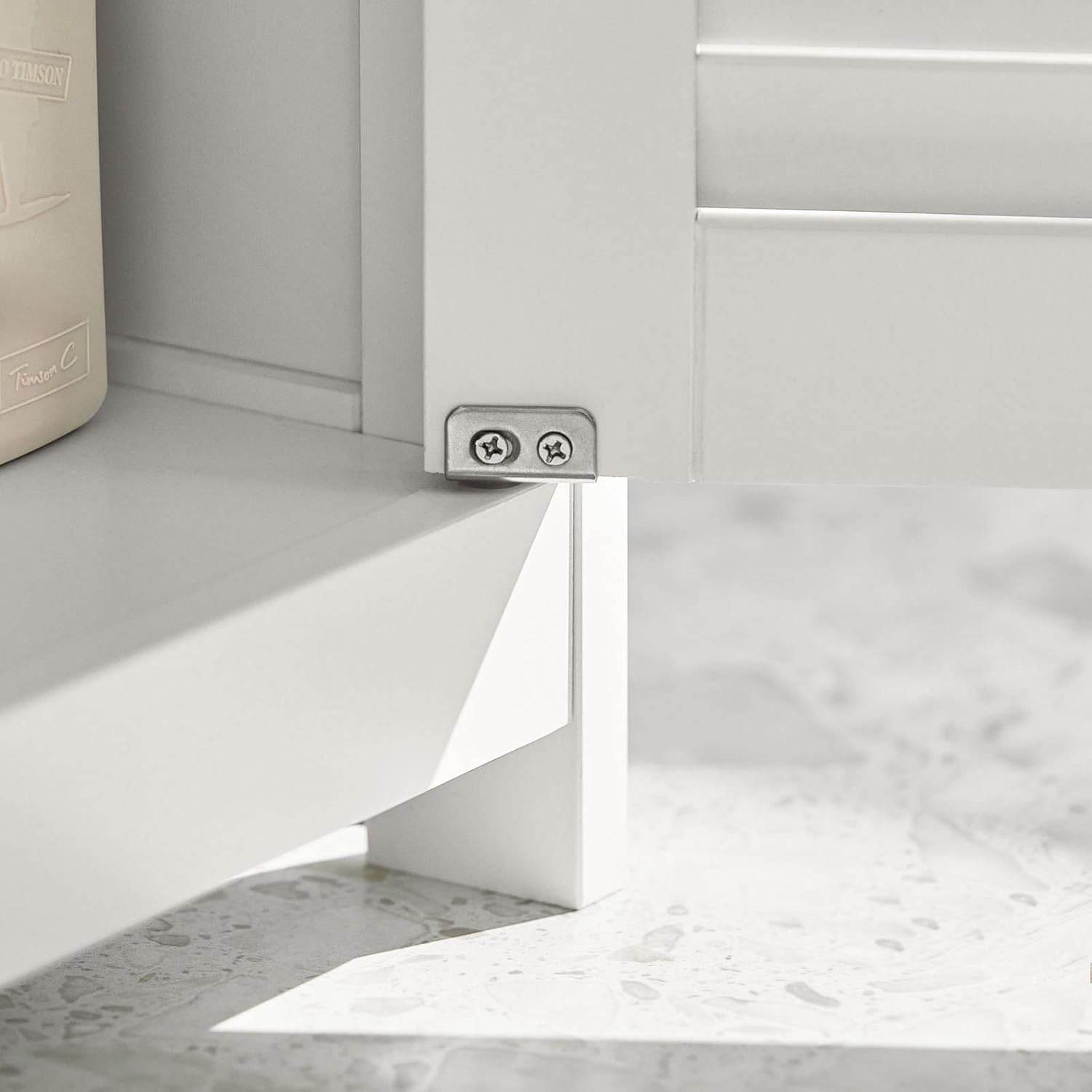 Waschbeckenunterschrank | Badezimmerunterschrank Weiss FRG237-II-W - Palo24