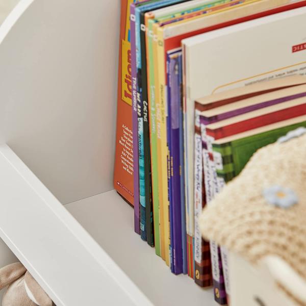 Kinderregal | Spielzeugregal | Aufbewahrungsregal Für Kinder | Weiss - Palo24