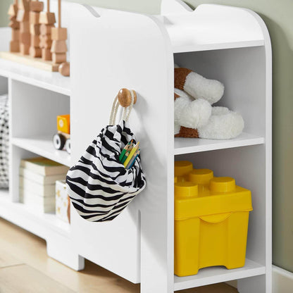 Elefant Kinderregal | Bücherregal | Aufbewahrungsregal für Kinder Weiß| KMB62-W - Palo24