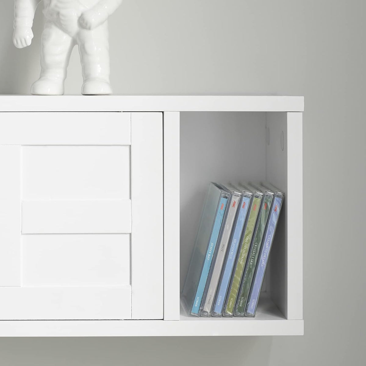 Wandgarderobe | Hängeregal | Flurgarderobe Weiss FHK18-W - Palo24