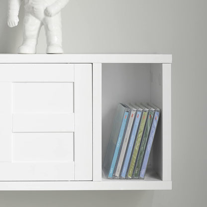 Wandgarderobe | Hängeregal | Flurgarderobe Weiss FHK18-W - Palo24
