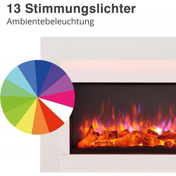 X RICHEN Elektrokamin - Elektrischer Standkamin Castor - Palo24