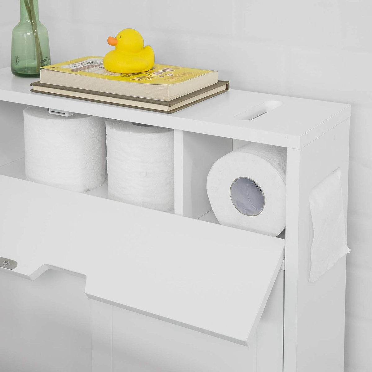 Badrollwagen | Nischenregal | Badschrank Weiss BZR31-W - Palo24