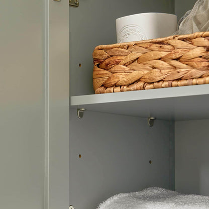 Bad Hochschrank | Badschrank | Badregal | Badezimmerschrank | BZR68-HG - Palo24