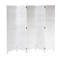 Paravent HWC-C30, Raumteiler Trennwand Sichtschutz, Shabby-Look Vintage, 170x205cm ~ weiß - Palo24