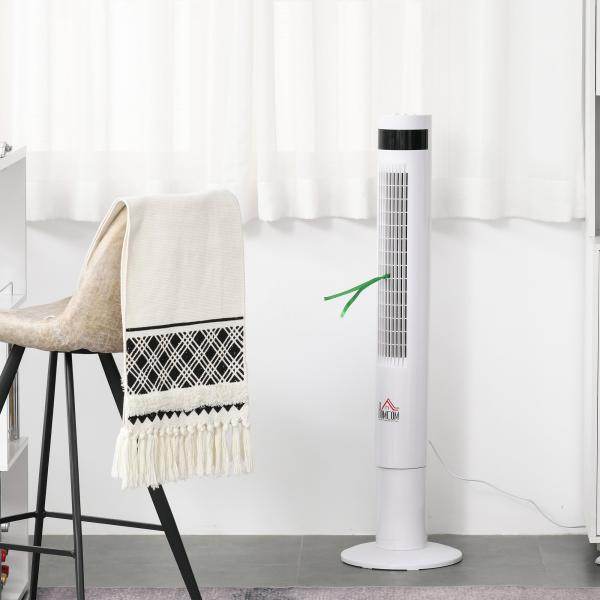 Turmventilator mit Fernsteuerung 85° Oszillierender 110cm Standventilator 50 W - Palo24