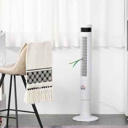 Turmventilator mit Fernsteuerung 85° Oszillierender 110cm Standventilator 50 W - Palo24
