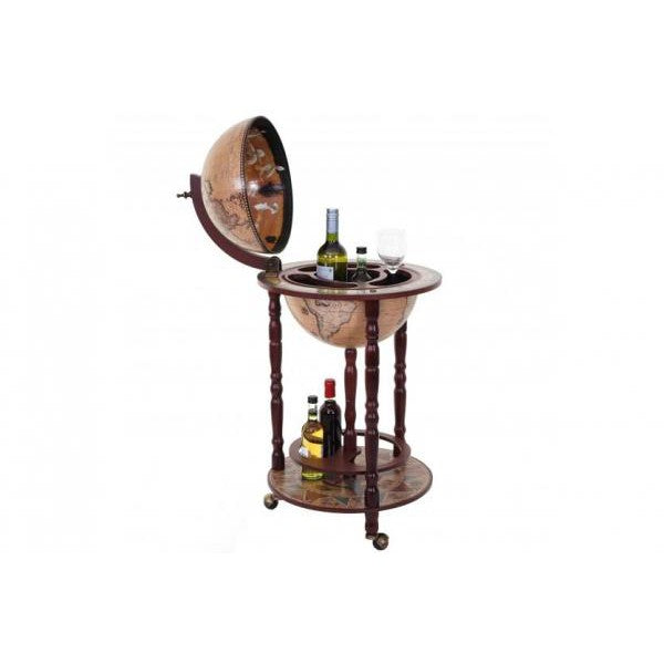Globusbar Minibar Hausbar Weinregal, Weltkugel Ø 33cm rollbar - Palo24