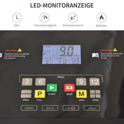 Elektrisches Laufband faltbar mit LED-Anzeige - Palo24