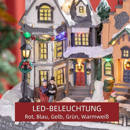Weihnachtsdeko Weihnachtsdorf 22 bunte LEDs - Palo24