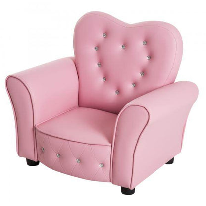 Kindersofa Kindersessel herzförmig Prinzessin Minisofa Kinderzimmer Sofa - Palo24