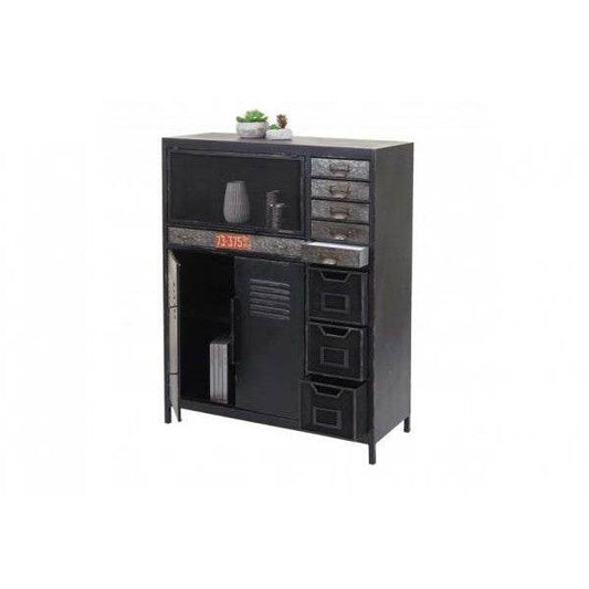 Apothekerkommode Schubladenschrank Sideboard, Industriedesign 115x89x35cm - Palo24