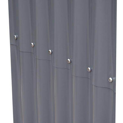 Kaminholzregal Aussen Holzunterstand Kaminholz Stapelhilfe Stahl Grau - Palo24