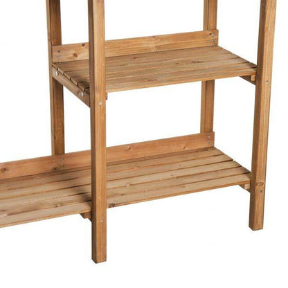 Pflanztisch mit Wanne Tannenholz H112cm Natur - Palo24