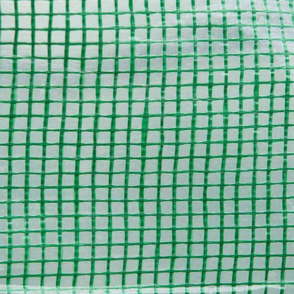 Foliengewächshaus Polytunnel 6 x 3 x 2 m begehbares Gewächshaus Folientunnel Treibhaus UV-Schutz Grün - Palo24