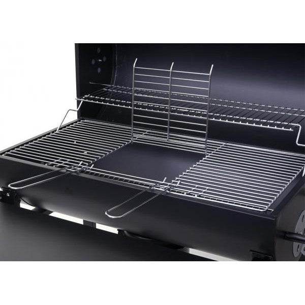 Grillwagen Holzkohlegrill Standgrill Gartengrill mit Deckel Ablage, Stahl 103x93x70cm schwarz - Palo24