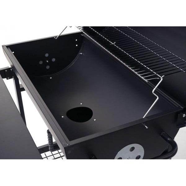 Grillwagen Holzkohlegrill Standgrill Gartengrill mit Deckel Ablage, Stahl 103x93x70cm schwarz - Palo24