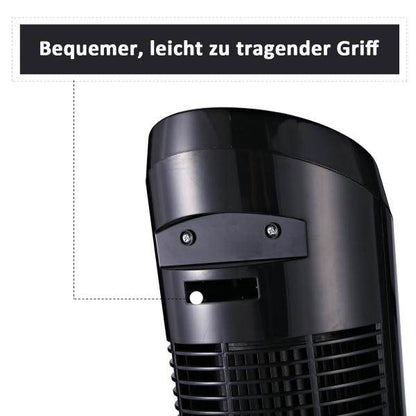 Turmventilator Säulenventilator 45 W 3 Belüftungsstufen 70° Oszillation ABS - Palo24