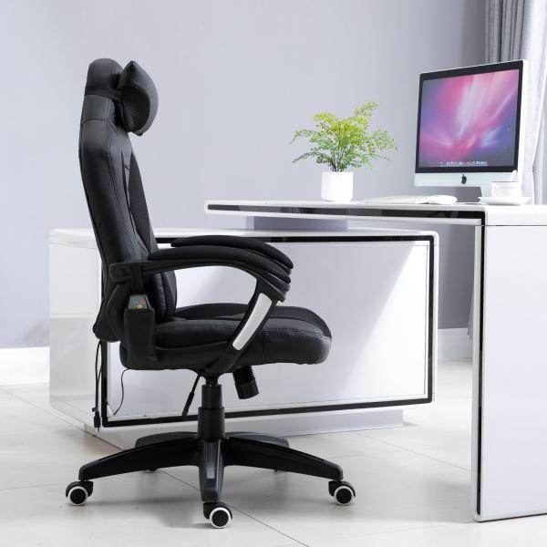 Bürostuhl Ergonomisch Massagesessel Gaming Stuhl Schwarz - Palo24