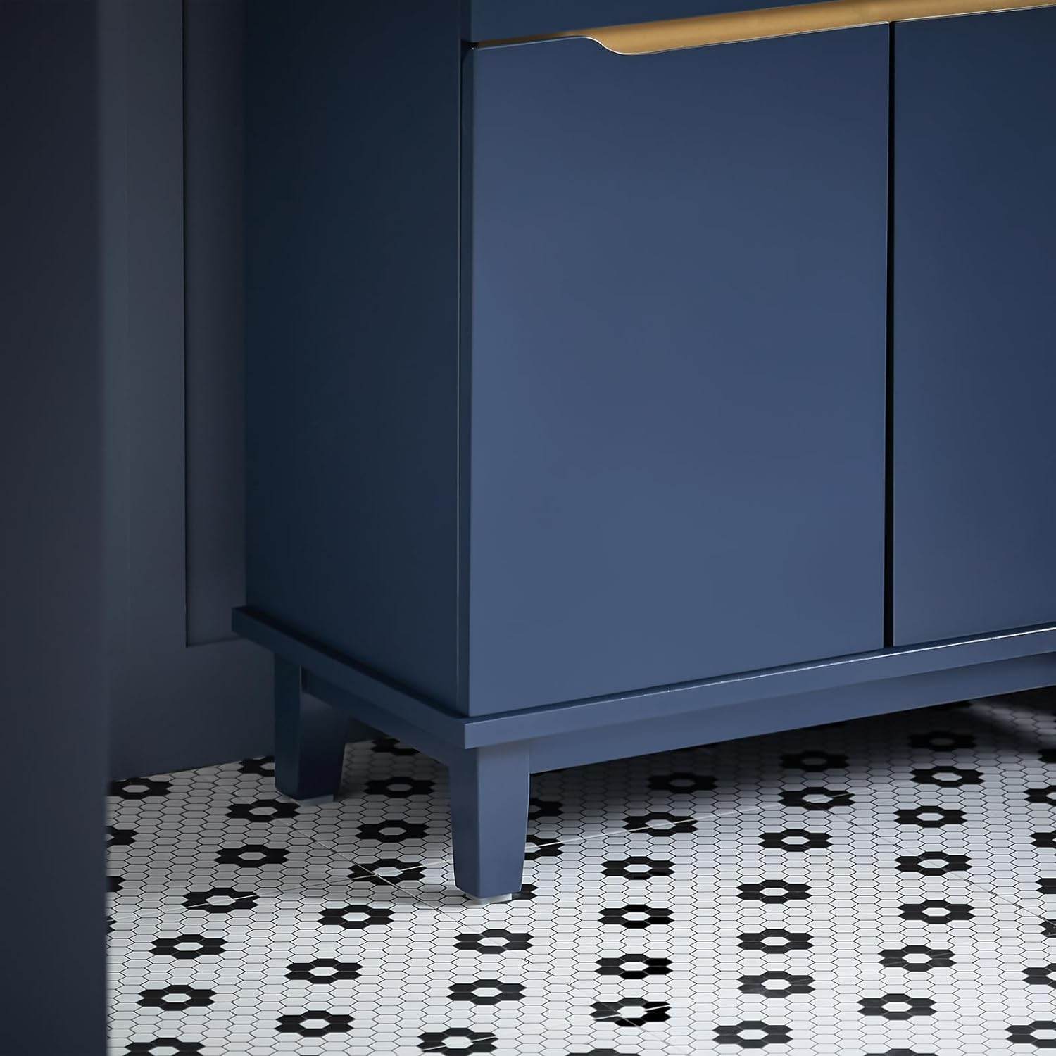 Waschbeckenunterschrank | Badschrank | Waschtisch | Blau | BZR113-B - Palo24