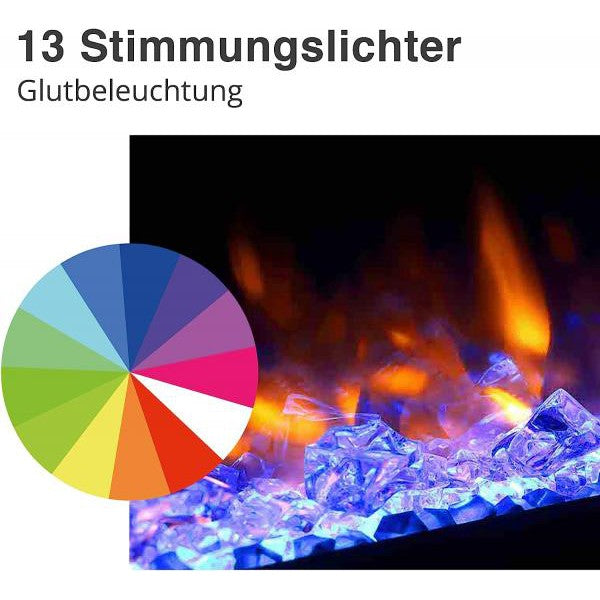 RICHEN  Elektrischer Einbaukamin Fiamma 60" - Elektrokamin - Palo24