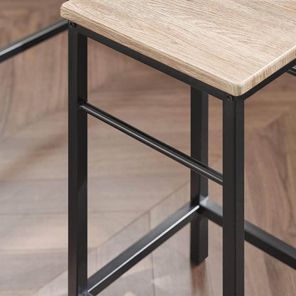 Bartisch mit 4 Hockern | Bartisch set | 5-teilig | OGT11-N - Palo24