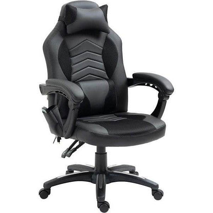 Bürostuhl Ergonomisch Massagesessel Gaming Stuhl Schwarz - Palo24