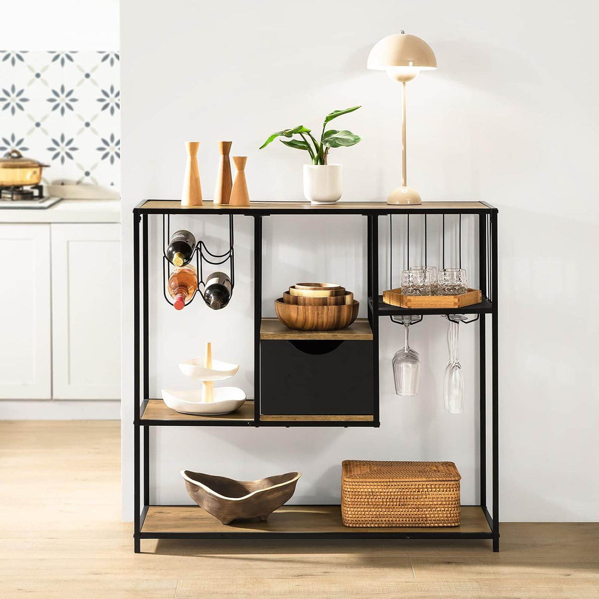 Konsolentisch mit Metallrahmen | Flurtisch | Sideboard | FSB56-F - Palo24