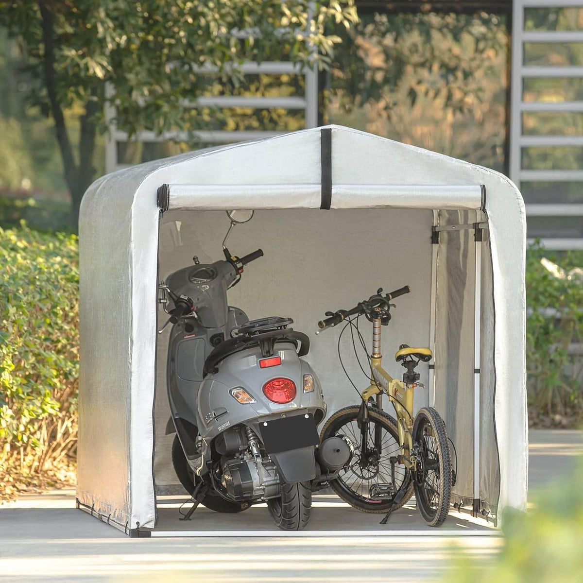 Foliengerätehaus | Gerätehaus | Gartenschuppen Garagenzelt | KLS11-L - Palo24