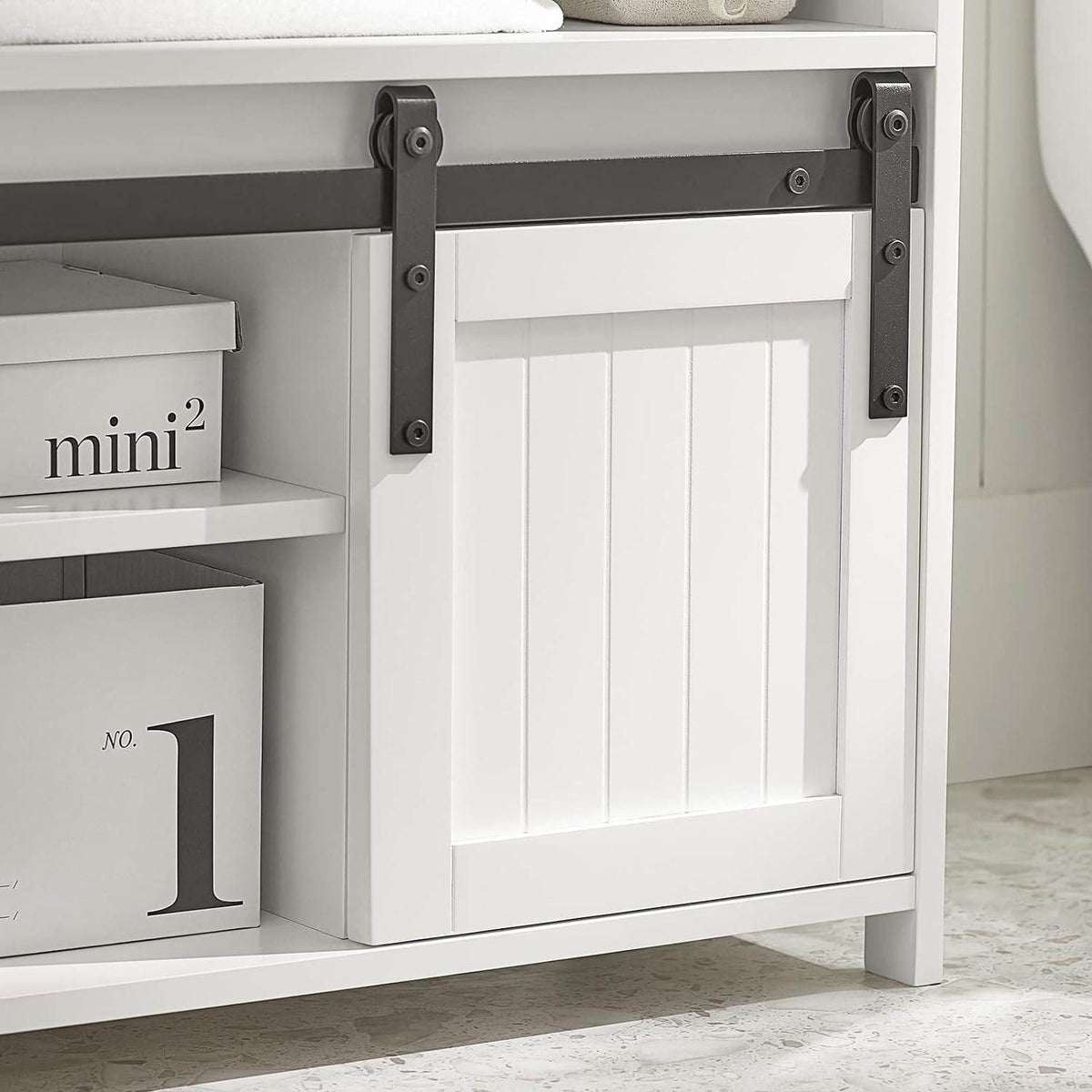 Waschbeckenunterschrank | Badschrank | Waschtisch Weiss BZR61-W - Palo24