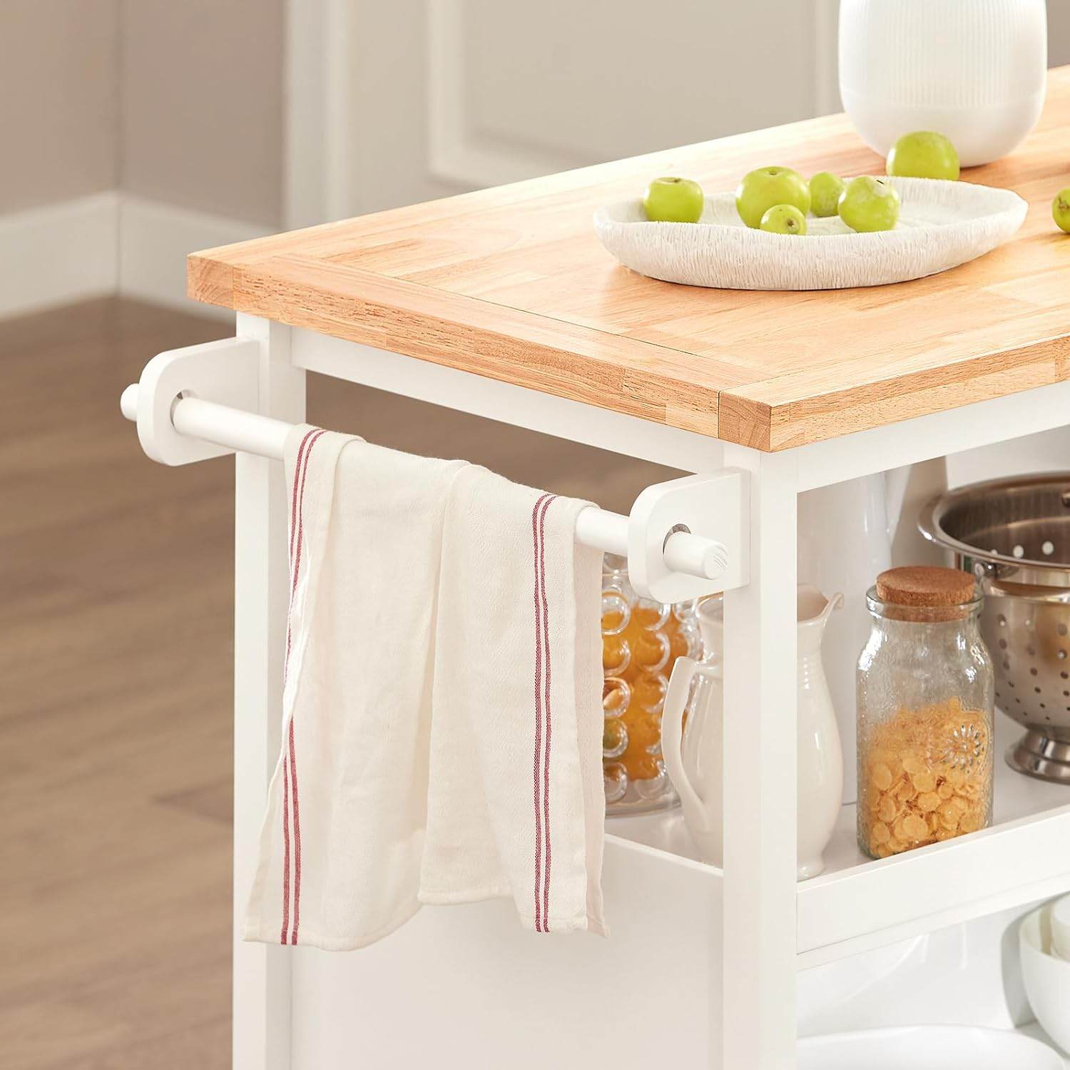 Desig Kücheninsel | Küchenwagen | Küchenschrank | Sideboard auf Rollen | FKW97-WN - Palo24