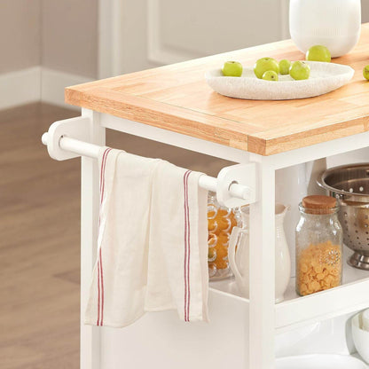 Desig Kücheninsel | Küchenwagen | Küchenschrank | Sideboard auf Rollen | FKW97-WN - Palo24