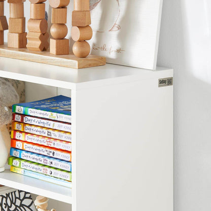 Kinderregal mit Boxen | Spielzeugregal | Bücherregal für Kinder | KMB68-W - Palo24