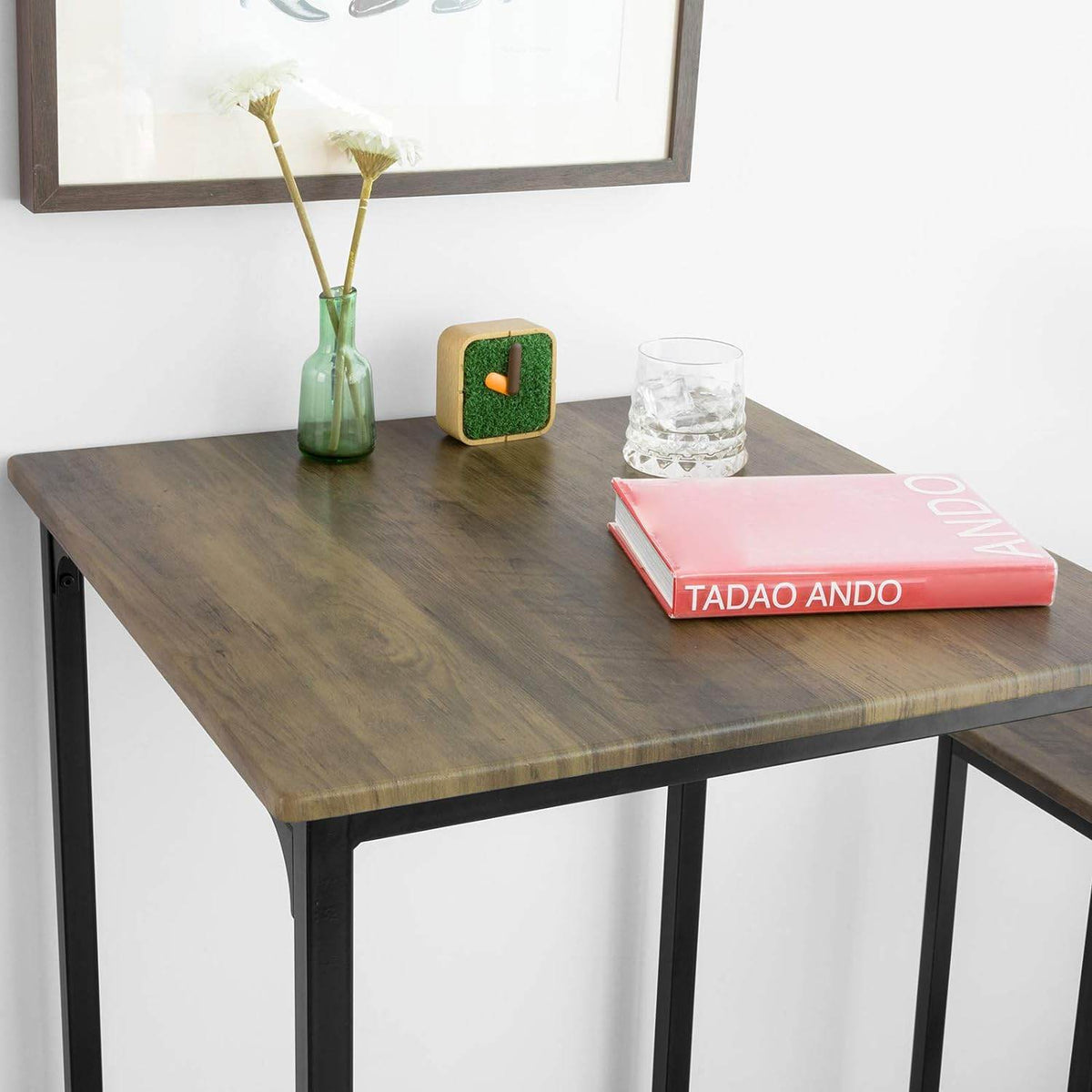 Bartisch mit 2 Barhocker | Bartisch set | 3-teilig | OGT27-N - Palo24