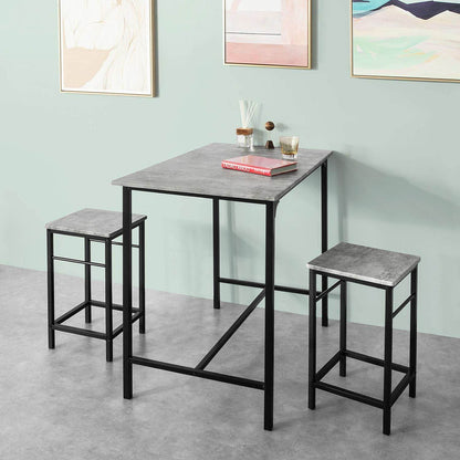 Bartisch mit 4 Hockern | Bartisch set | 5-teilig | OGT11-HG - Palo24