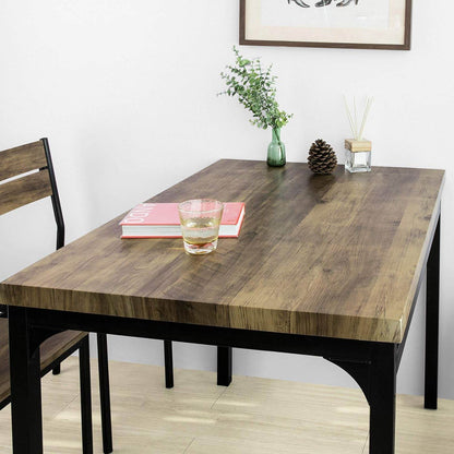 Esstisch mit 4 Stühlen | 5-teilig Essgruppe | Küchentisch | OGT28-N+FST72-Nx4 - Palo24