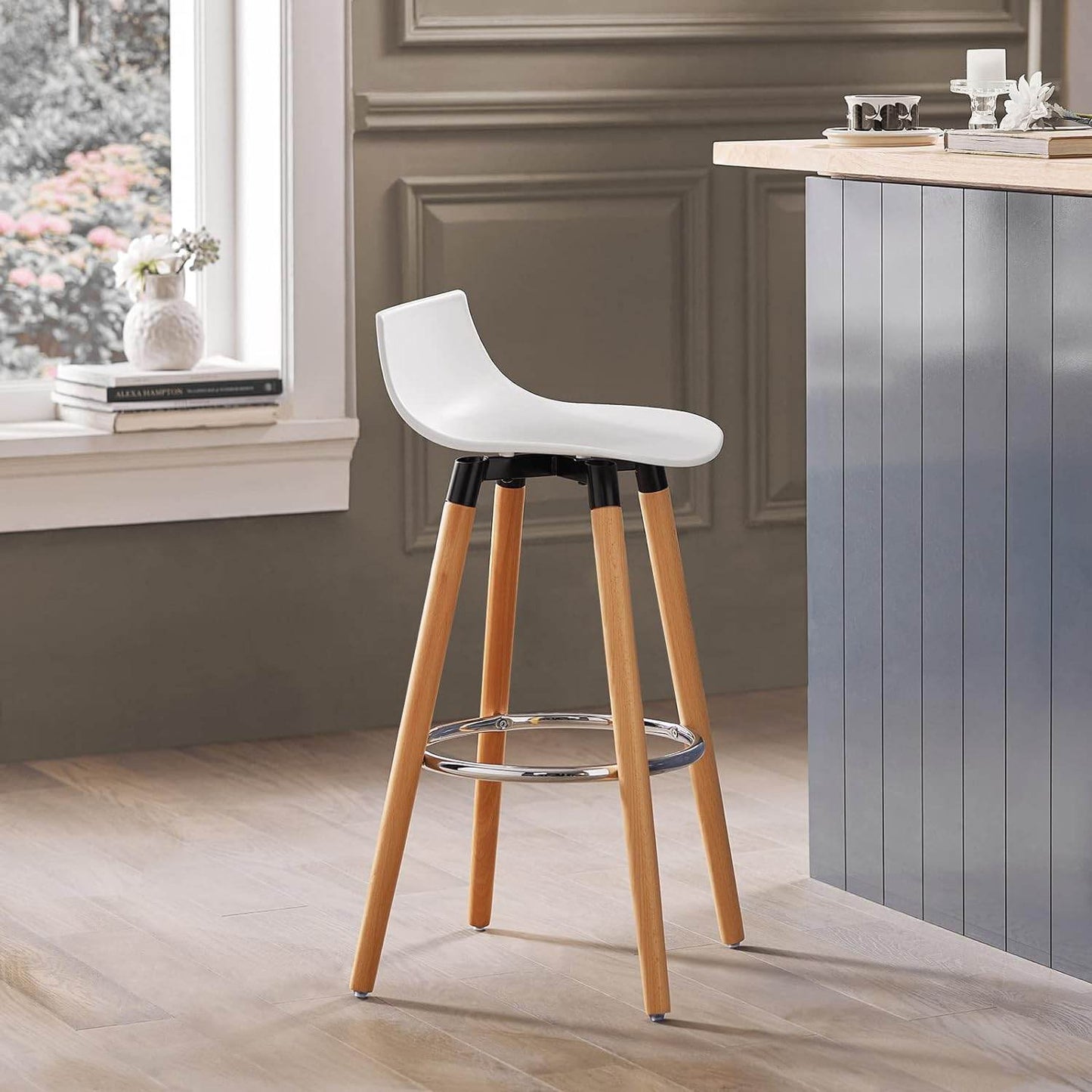 Barhocker | Barstuhl | Tresenhocker | Weiss FST86-W - Palo24
