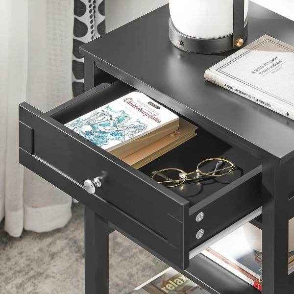 Nachttisch | Fürs Schlafzimmer | Couchtisch | Beistelltisch Schwarz