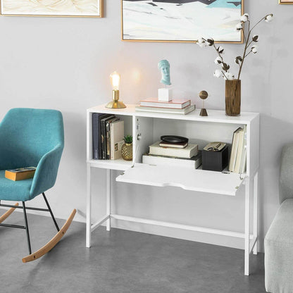 Konsolentisch | Sideboard mit 1 Klappe | Flurtisch Weiss FSB21-W - Palo24