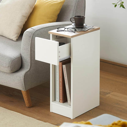 Nachttisch mit Schublade | Couchtisch | Sofatisch | Beistelltisch | FBT111-WN - Palo24